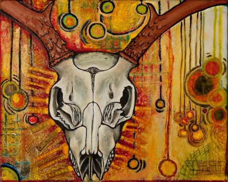 Deer Skull by artist Joy Bliss